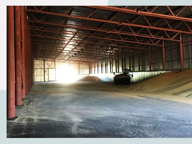 Строительство зернохранилищ в Кохме