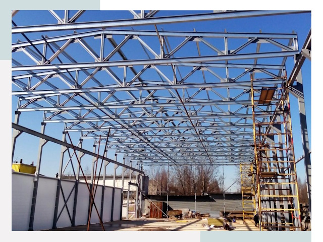 Строительство цехов в Кохма от 623 руб. под ключ