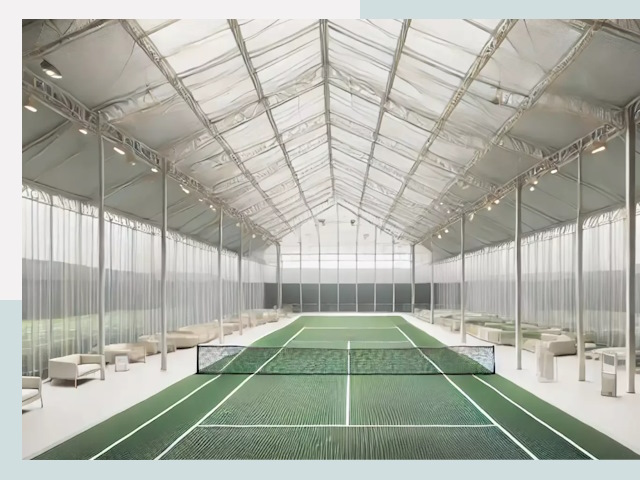 Строительство теннисных кортов в Кохме