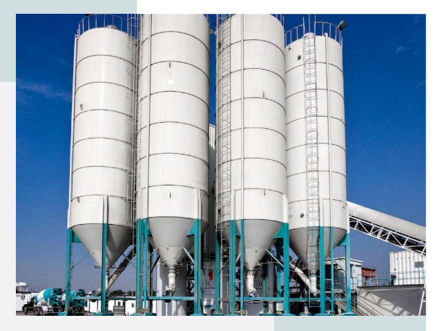 Строительство цементных силосов в Кохме