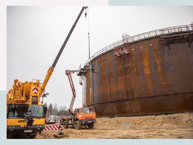 Монтаж резервуаров в Кохме от 623 руб. за м³