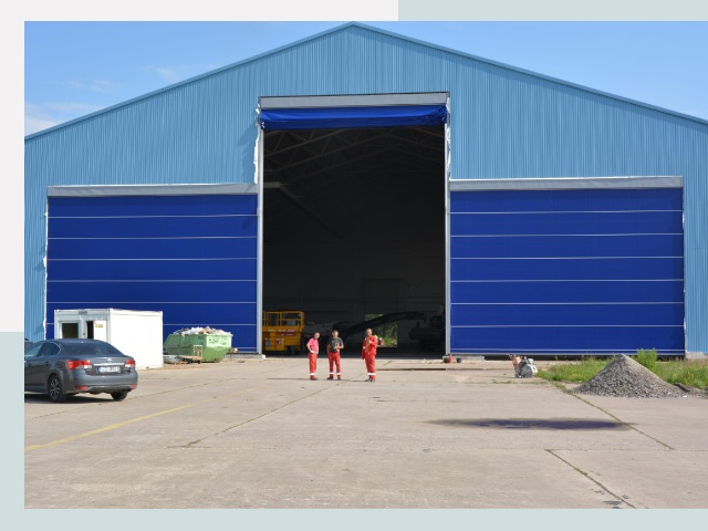 Ангарные ворота в Кохма от СтальСтрой-Кхм по цене 623 руб.