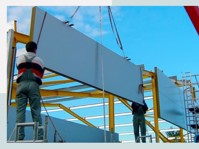 Монтаж сэндвич-панелей в Кохме от 623 руб.