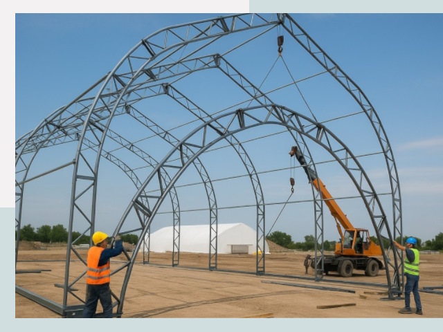 Монтаж ангаров в Кохме от 623 руб. - Надежно и быстро