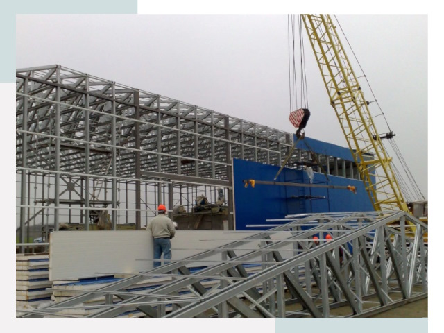 Монтаж ангаров в Кохме