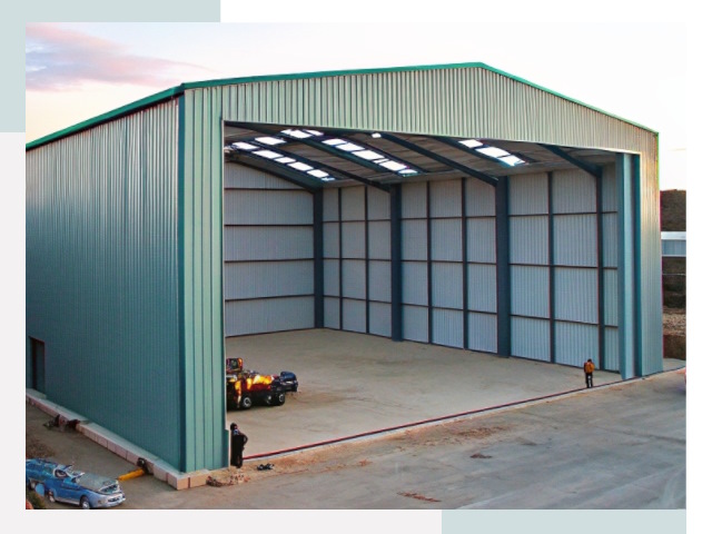 Строительство ангаров в Кохме