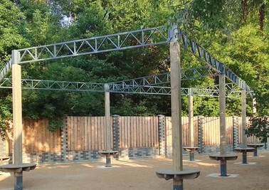 Терраса из металлоконструкций под ключ, проектирование, изготовление и монтаж от СтальСтрой-Кхм